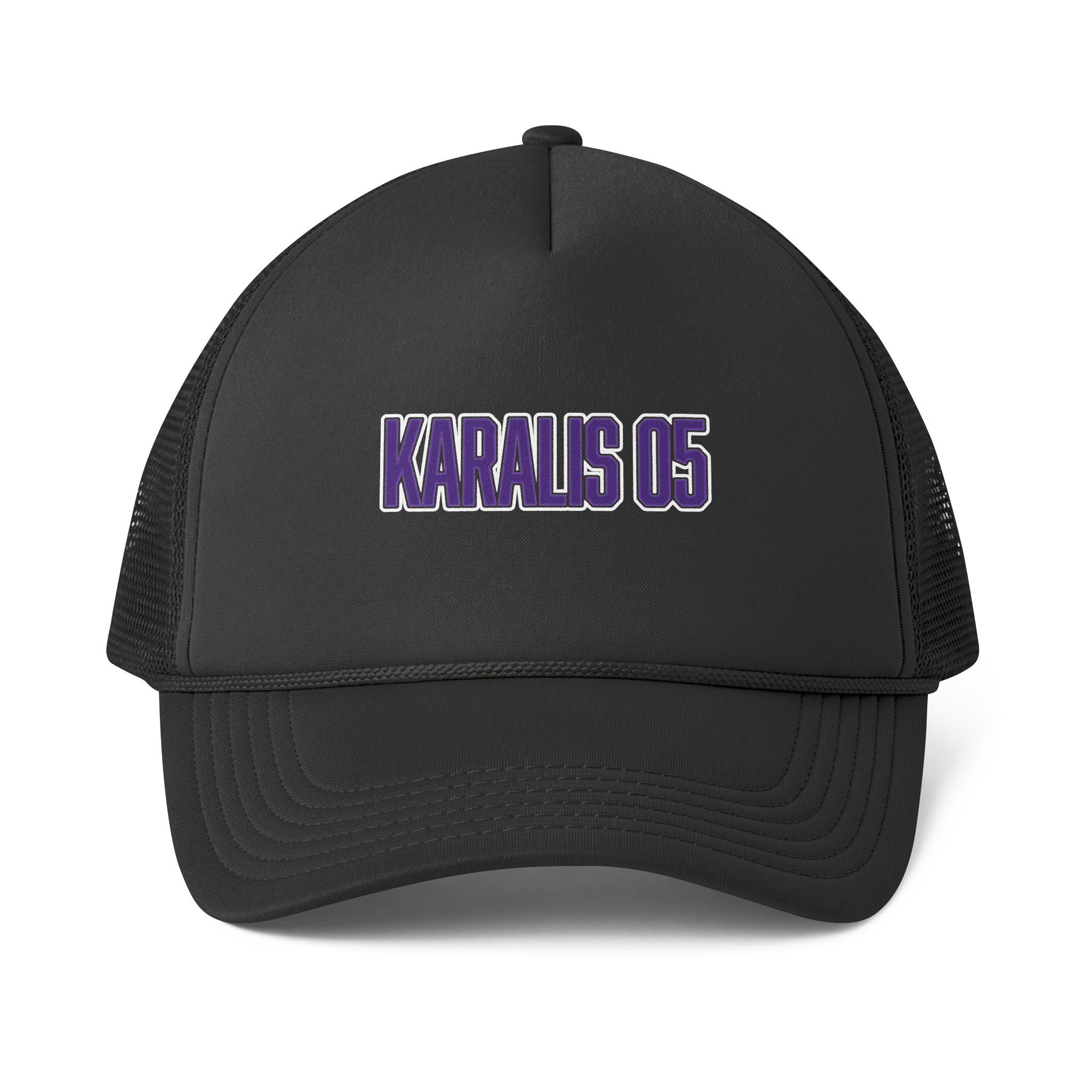 Trucker Cap — KARALIS 05 Embroidered Mesh-Back Hat