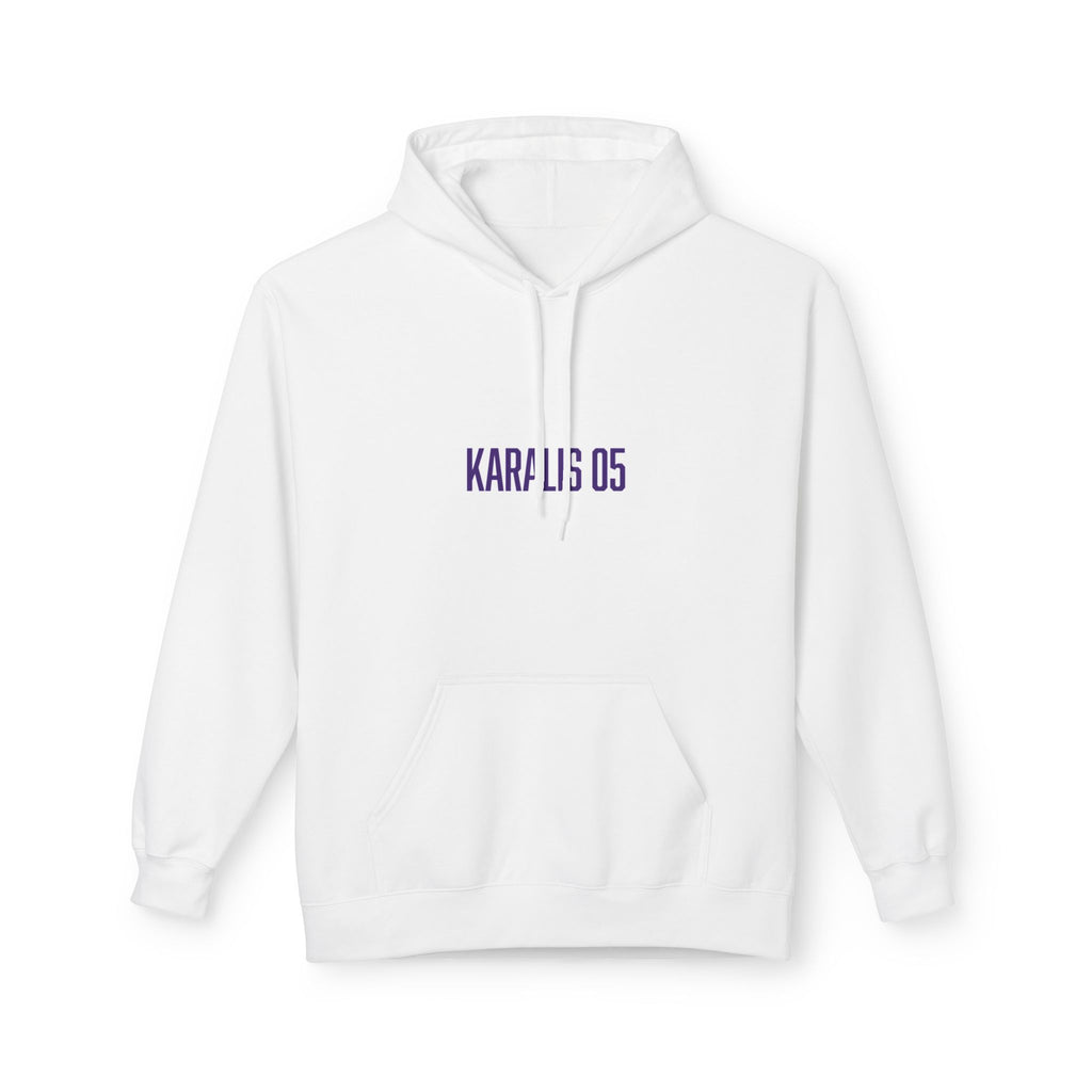 Karalis 05 Minimalist Text Hoodie — Personalized Name Sweatshirt