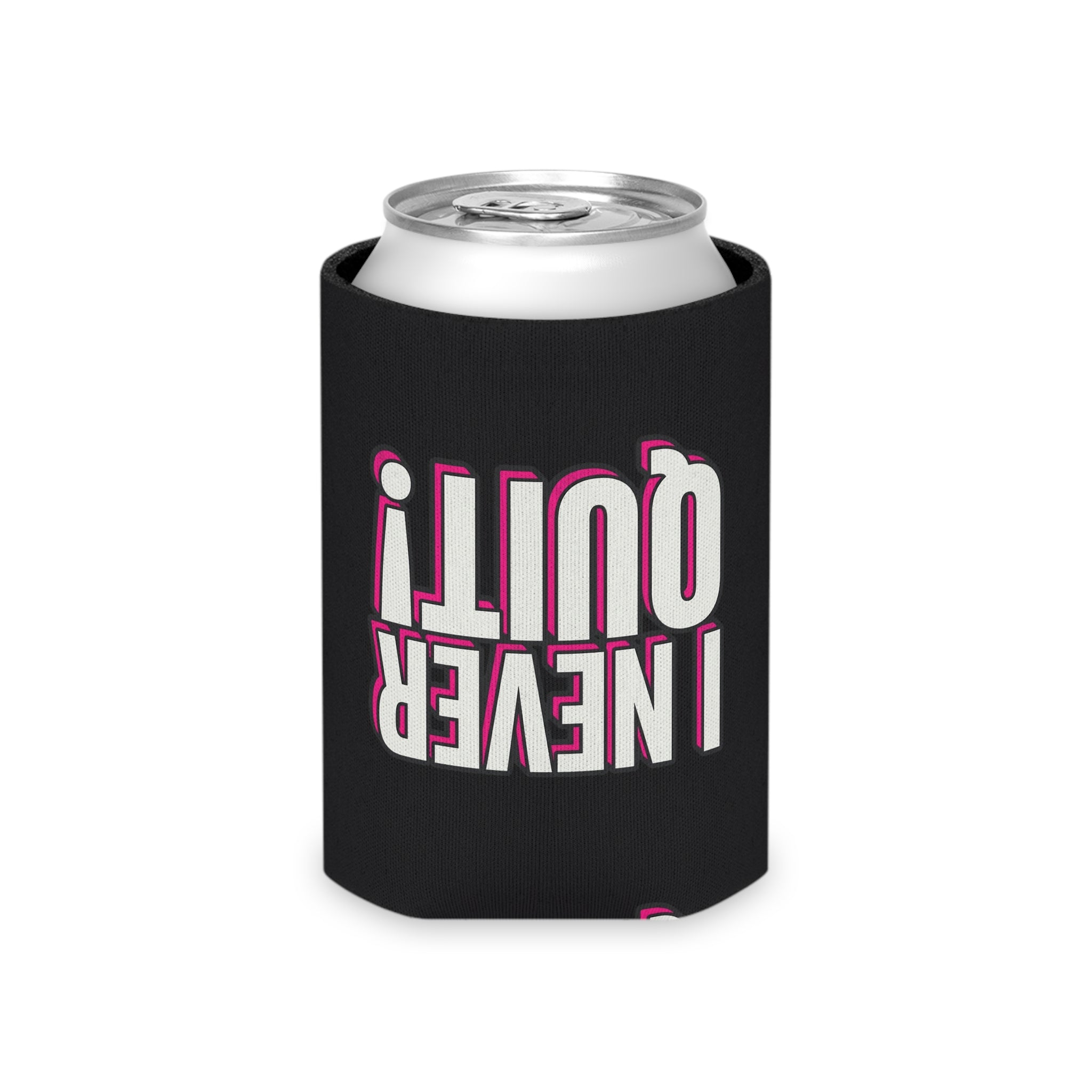 Can Cooler — "I NEVER QUIT" Gaming Koozie