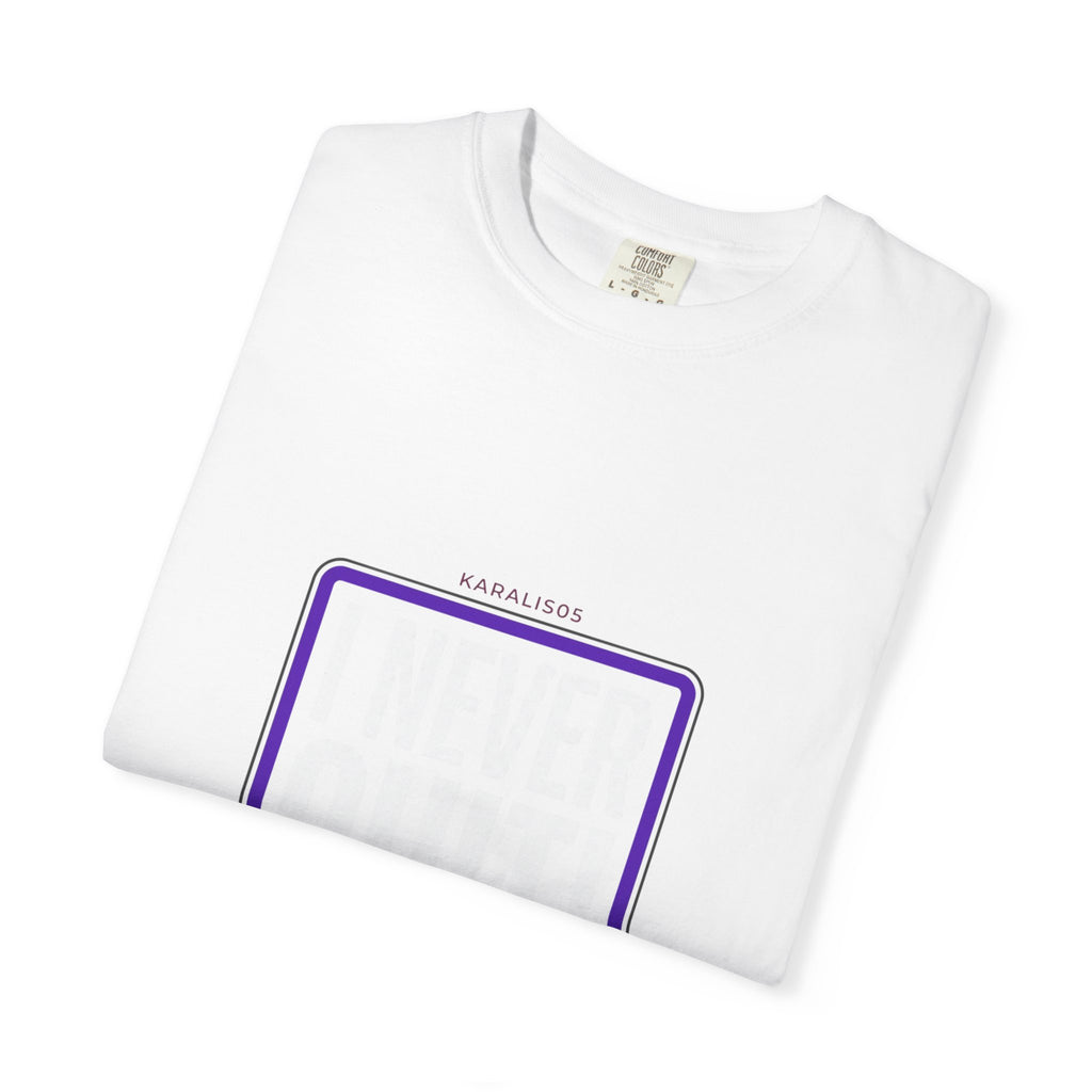I NEVER QUIT Motivational T-Shirt