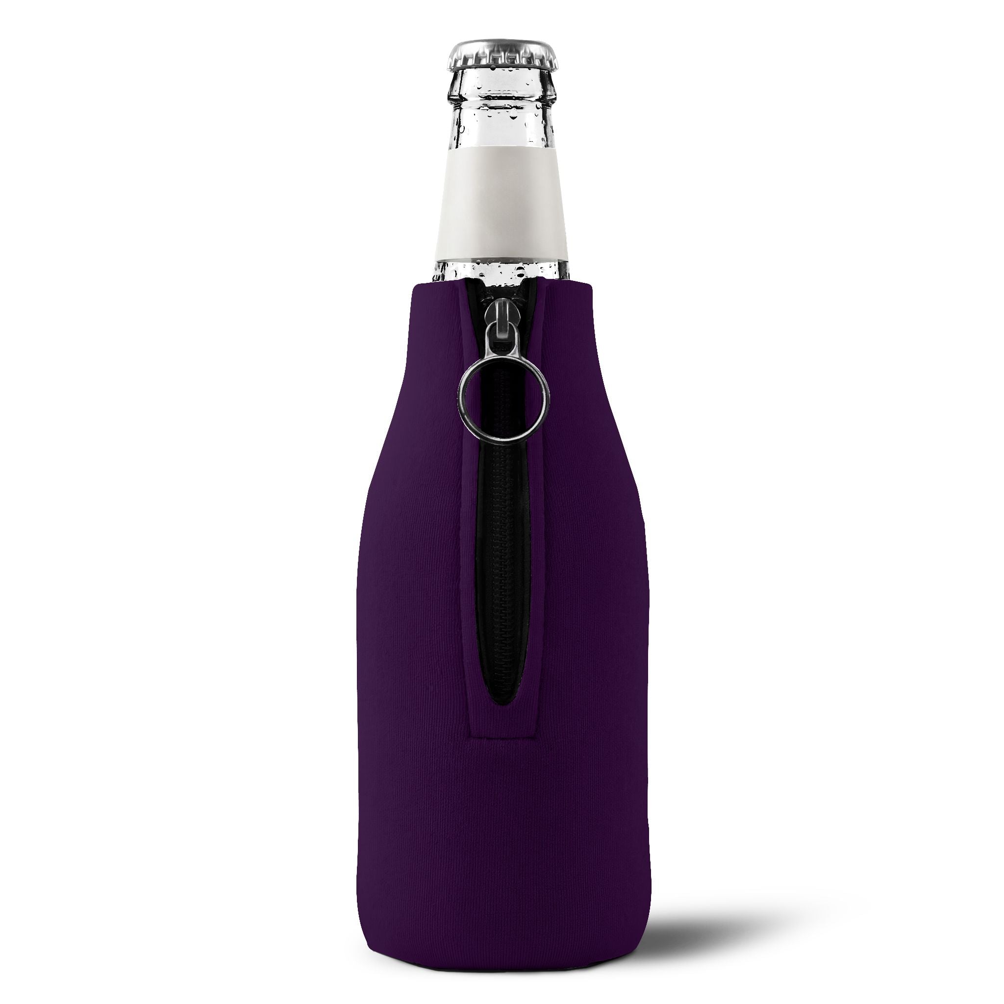 Bottle Cooler — “I Never Quit!” Zip-Up Can/Bottle Koozie