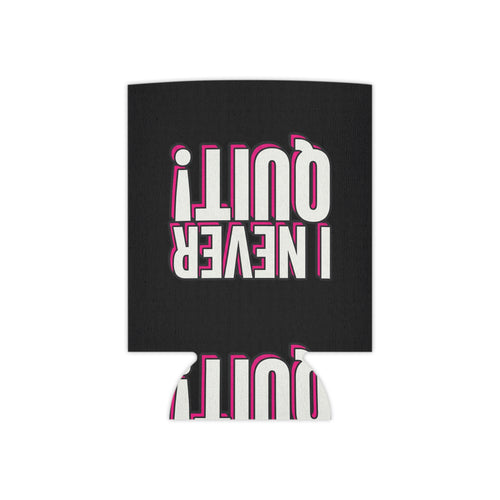 Can Cooler — "I NEVER QUIT" Gaming Koozie