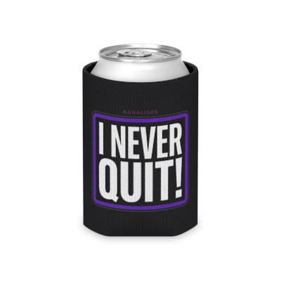 Can Cooler — "I NEVER QUIT" Gaming Koozie